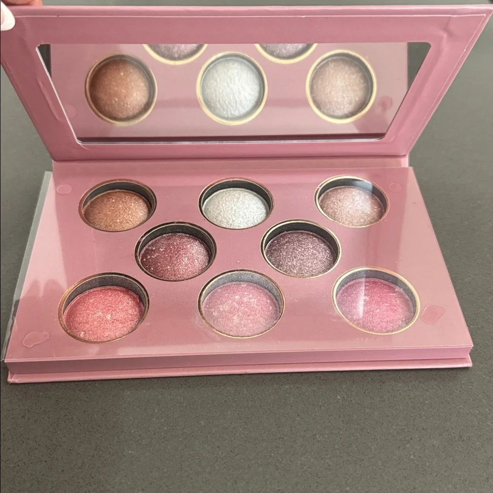 Baked Terracotta Highlighter, Bronze + Brush Palette-Silky Shimmer Shades